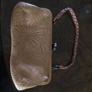 Genuine leather fossil vintage handbag
